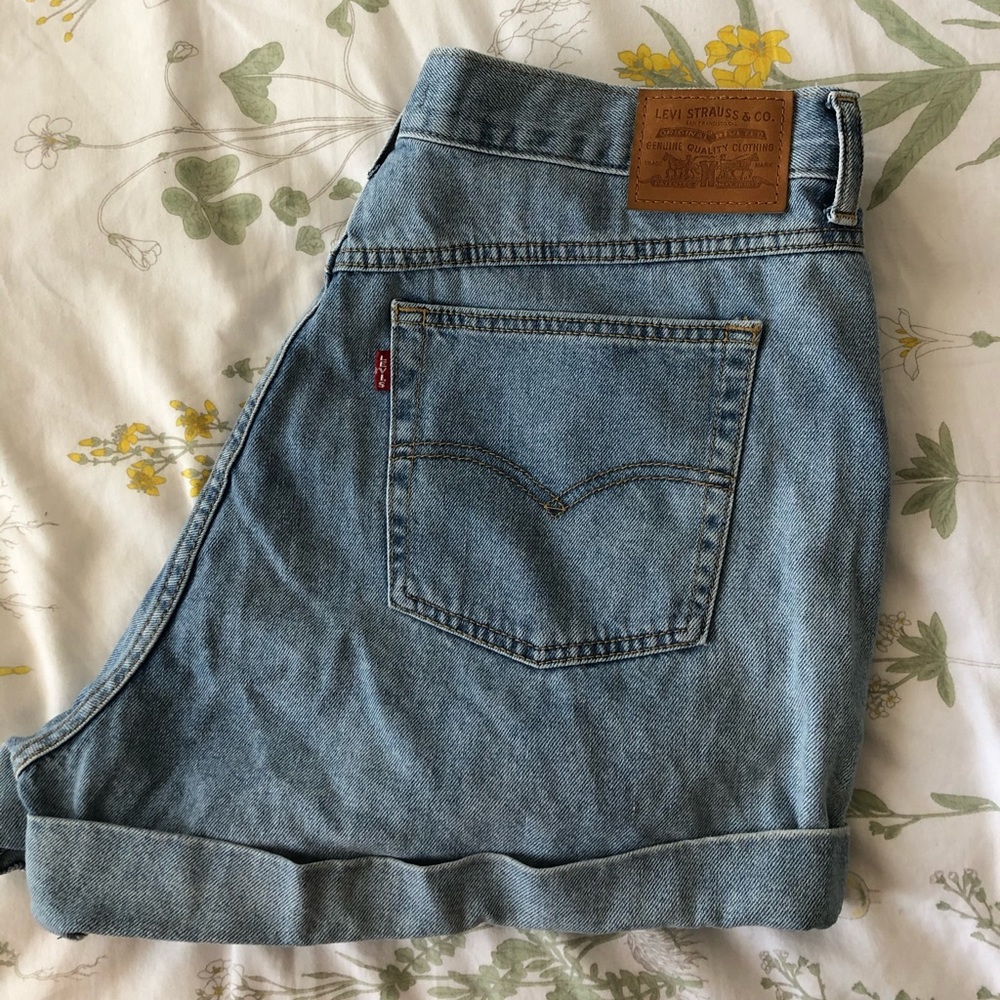 Levi’s High Waisted A-Line Shorts